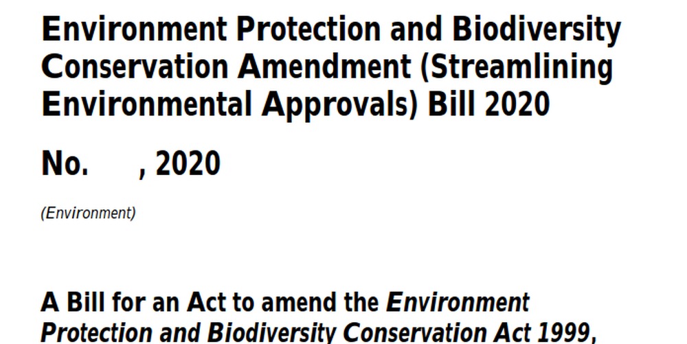 VISIT WA Senators to stop EPBC Amendment (Streamlining Environmental Approvals) Bill 2020